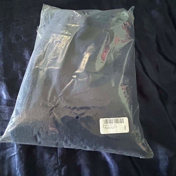 CAPE, MULTIFUNCTIONAL, BLUE, SZ WOMEN ONE SIZE, FRINGE ACCENTS, ACRYLIC, - Picture 8 of 12